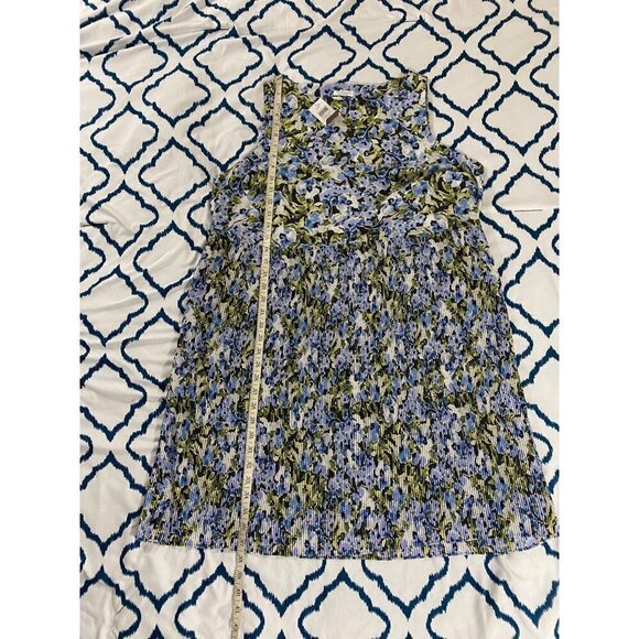 NWT J. Jill Women's Granite Watery Bloom Sleeveless Dress - XLP - Picture 3 of 12